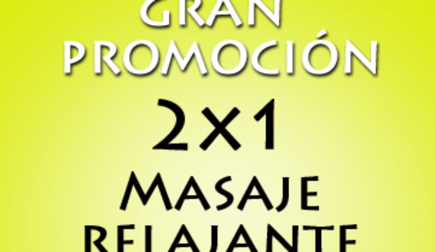 Promoci n 2x1 en masaje relajante Club Nataci Atl tic Barceloneta